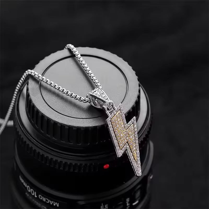 Iced Bolt Pendant