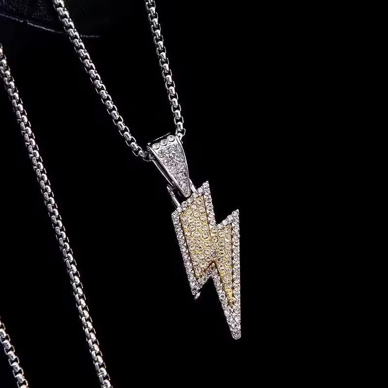 Iced Bolt Pendant