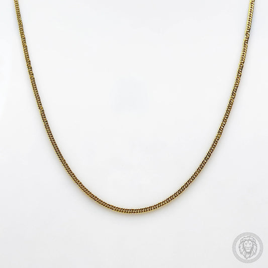 2mm Gold Cuban Chain